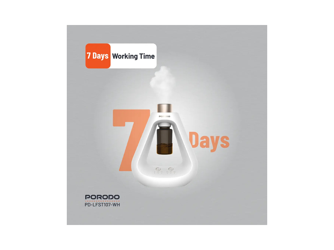Porodo Lifestyle Aroma Sphere Waterless Diffuser | Quiet, USB-Powered Porodo Lifestyle Aroma Sphere Waterless Diffuser | Quiet, USB-Powered